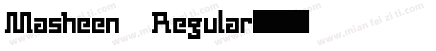 Masheen Regular字体转换